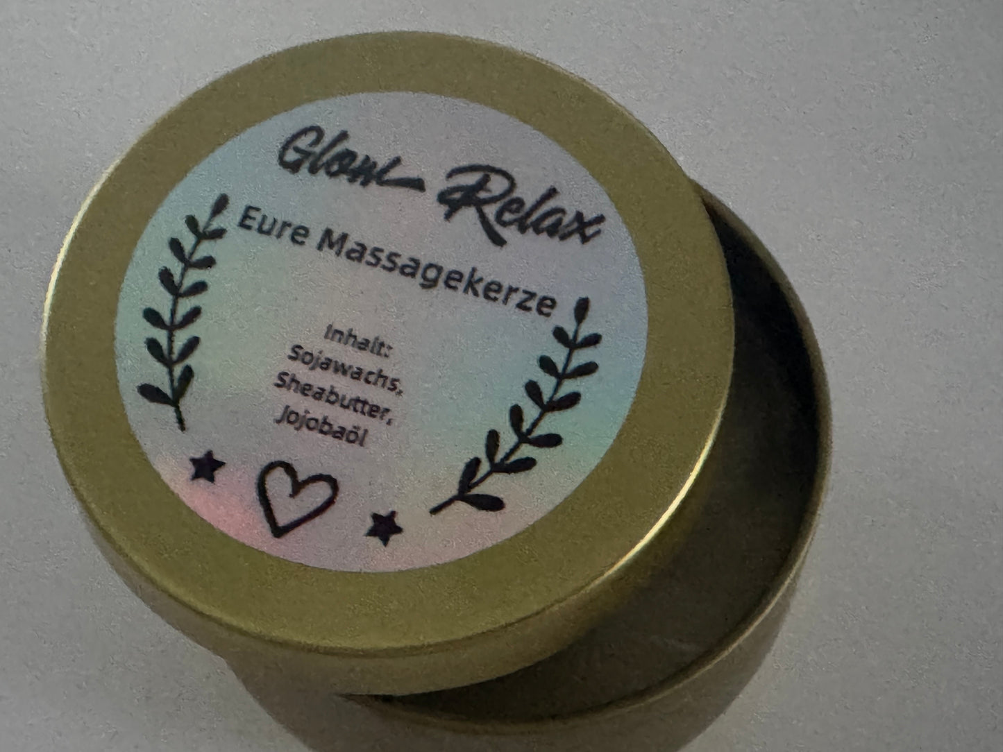 Glow Relax: die Massagekerze
